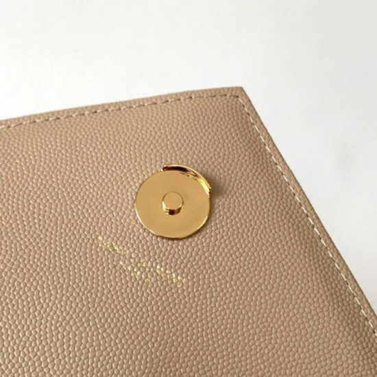 Miglior Falso Borsa Saint Laurent Envelope grande martellata beige matelassé Economiche Premium