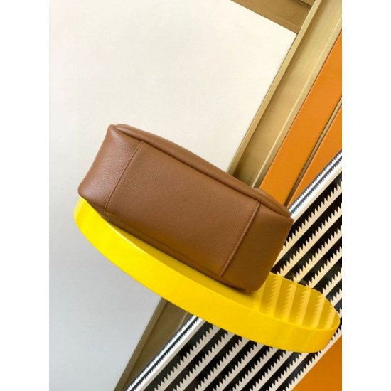 Replica perfetta Borsa hobo piccola Saint Laurent Le 5 À 7 Supple marrone Imitazione Outlet Online