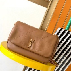 Miglior Falso Borsa piccola Saint Laurent Jamie 4.3 agnello marrone Economiche Premium