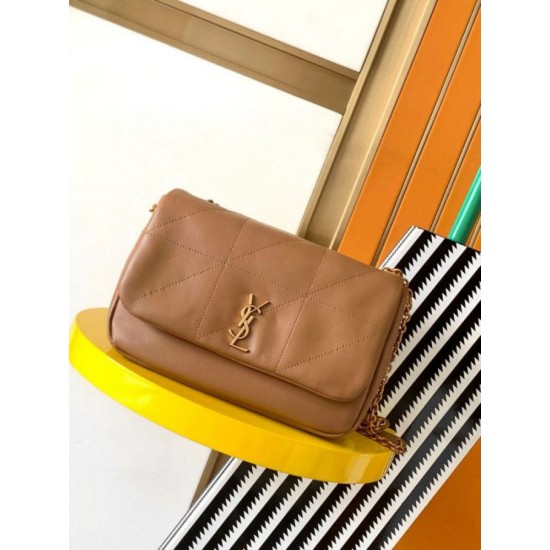 Miglior Falso Borsa piccola Saint Laurent Jamie 4.3 agnello marrone Economiche Premium