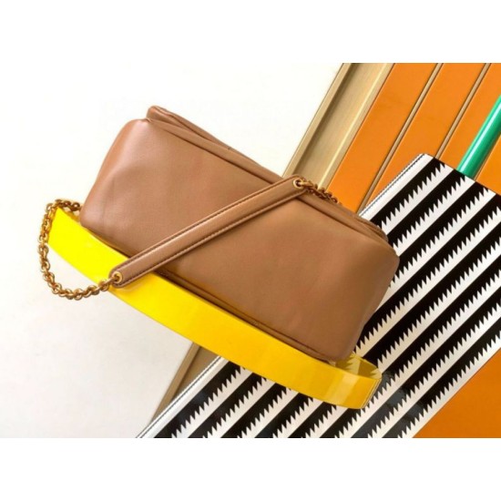 Miglior Falso Borsa piccola Saint Laurent Jamie 4.3 agnello marrone Economiche Premium