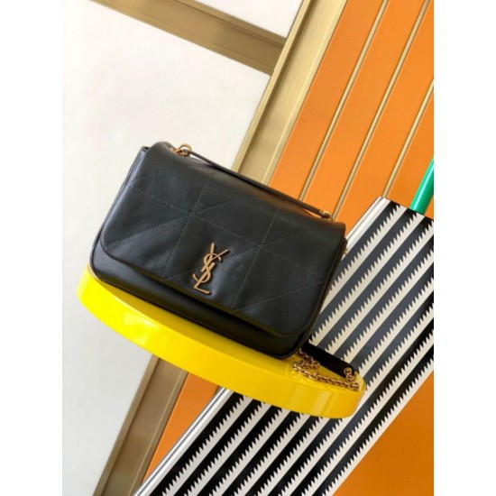 Migliore Repliche Borsa piccola Saint Laurent Jamie 4.3 agnello nera Economiche Outlet Online