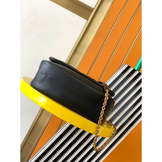 Migliore Repliche Borsa piccola Saint Laurent Jamie 4.3 agnello nera Economiche Outlet Online