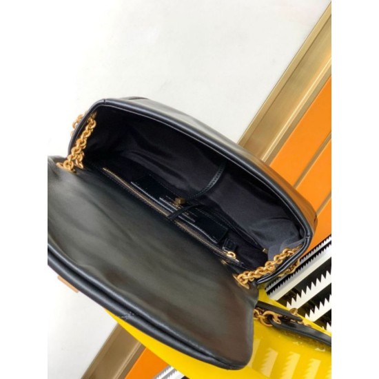 Migliore Repliche Borsa piccola Saint Laurent Jamie 4.3 agnello nera Economiche Outlet Online