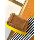 Perfette Qualità Repliche Saint Laurent Jamie 4.3 Piccolo Borsa Brown Suede Calfskin Imitazione