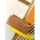 Perfette Qualità Repliche Saint Laurent Jamie 4.3 Piccolo Borsa Brown Suede Calfskin Imitazione