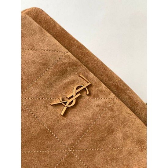 Perfette Qualità Repliche Saint Laurent Jamie 4.3 Piccolo Borsa Brown Suede Calfskin Imitazione