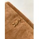 Perfette Qualità Repliche Saint Laurent Jamie 4.3 Piccolo Borsa Brown Suede Calfskin Imitazione