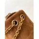 Perfette Qualità Repliche Saint Laurent Jamie 4.3 Piccolo Borsa Brown Suede Calfskin Imitazione