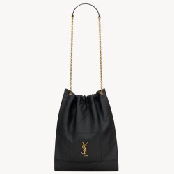 Migliore Repliche Borsa Pochon Saint Laurent Jamie 4.3 agnello nera Economiche Outlet Online