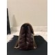 Migliore Repliche Borsa piccola Saint Laurent Loulou matelassé bordeaux Economiche Outlet Online