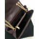 Migliore Repliche Borsa piccola Saint Laurent Loulou matelassé bordeaux Economiche Outlet Online