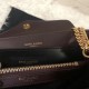 Migliore Repliche Borsa piccola Saint Laurent Loulou matelassé bordeaux Economiche Outlet Online