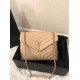 Perfette Qualità Repliche Borsa Saint Laurent Loulou media matelassé beige Imitazione
