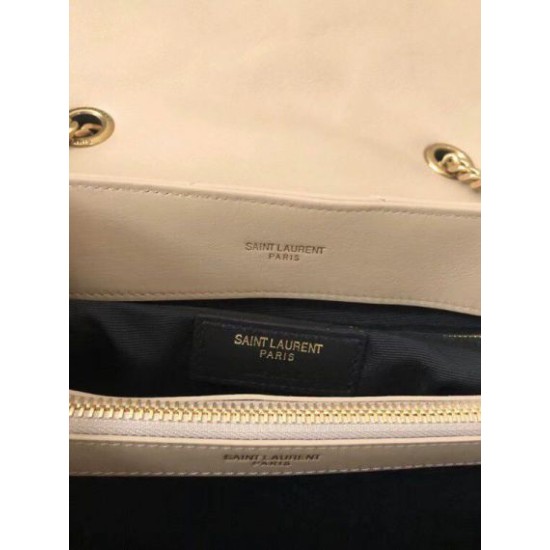 Perfette Qualità Repliche Borsa Saint Laurent Loulou media matelassé beige Imitazione