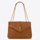 Repliche Borsa Saint Laurent Loulou media scamosciata marrone Imitazioni Premium Miglior Falso Borsa Saint Laurent Loulou media scamosciata marrone Economiche Premium