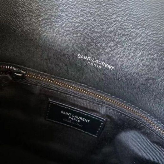 Miglior Falso Borsa Saint Laurent So Nero Puffer Toy agnello nera Economiche Premium