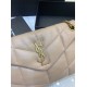 Perfette Qualità Repliche Borsa piccola Saint Laurent Borsa Loulou Puffer agnello beige Imitazione Miglior Falso Borsa piccola Saint Laurent Borsa Loulou Puffer agnello beige Economiche Premium