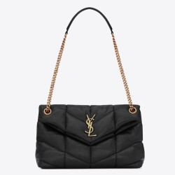 Perfette Qualità Repliche Borsa piccola Saint Laurent Loulou matelassé noir Imitazione