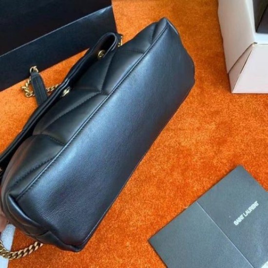 Perfette Qualità Repliche Borsa piccola Saint Laurent Loulou matelassé noir Imitazione