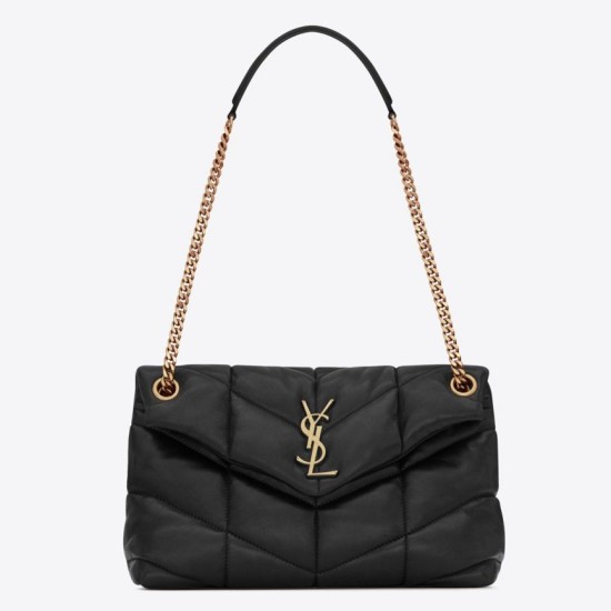 Perfette Qualità Repliche Borsa piccola Saint Laurent Loulou matelassé noir Imitazione
