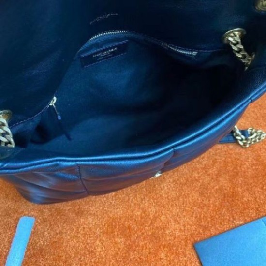 Perfette Qualità Repliche Borsa piccola Saint Laurent Loulou matelassé noir Imitazione