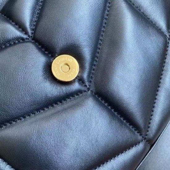 Perfette Qualità Repliche Borsa piccola Saint Laurent Loulou matelassé noir Imitazione