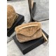 Migliore Repliche Borsa Saint Laurent Loulou piccola montone beige Economiche Outlet Online