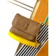 Migliore Repliche Borsa media Saint Laurent Niki a catena agnello martellata sughero scuro Economiche Outlet Online