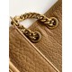 Migliore Repliche Borsa media Saint Laurent Niki a catena agnello martellata sughero scuro Economiche Outlet Online
