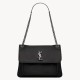 Miglior Falso Borsa media Saint Laurent Niki a catena agnello martellata nera Economiche Premium
