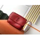 Replica perfetta Borsa media Saint Laurent Niki agnello rossa Imitazione Outlet Online