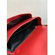 Replica perfetta Borsa media Saint Laurent Niki agnello rossa Imitazione Outlet Online
