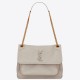 Perfette Qualità Repliche Borsa media Saint Laurent Niki agnello bianca Imitazione Miglior Falso Borsa media Saint Laurent Niki agnello bianca Economiche Premium