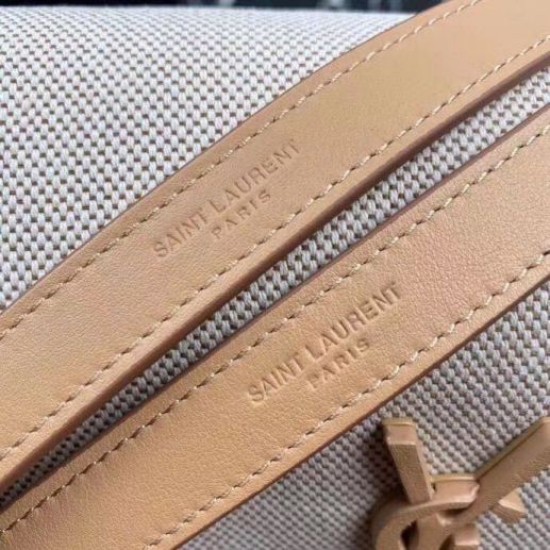Replica perfetta Borsa media Saint Laurent Niki tela di cotone Imitazione Outlet Online