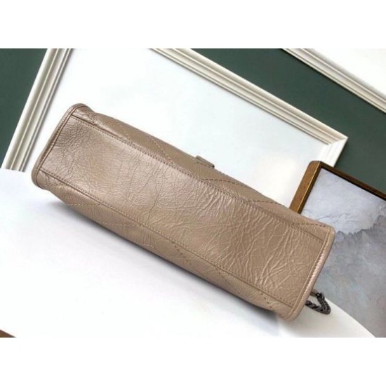 Borsa shopping Saint Laurent Niki media sabbia Replica originale di alta qualità Miglior Falso Borsa shopping Saint Laurent Niki media sabbia Economiche Premium