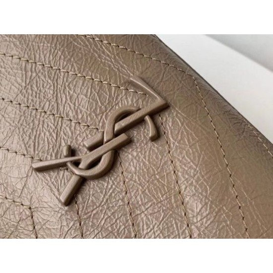 Borsa shopping Saint Laurent Niki media sabbia Replica originale di alta qualità Miglior Falso Borsa shopping Saint Laurent Niki media sabbia Economiche Premium