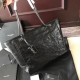 Perfette Qualità Repliche Borsa shopping Saint Laurent Niki vitello nera stropicciata Imitazione Miglior Falso Borsa shopping Saint Laurent Niki vitello nera stropicciata Economiche Premium