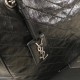 Perfette Qualità Repliche Borsa shopping Saint Laurent Niki vitello nera stropicciata Imitazione Miglior Falso Borsa shopping Saint Laurent Niki vitello nera stropicciata Economiche Premium