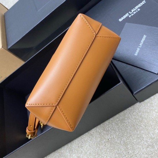 Repliche Borsa shopping Saint Laurent Mini Toy vitello marrone Imitazioni Premium Perfette Qualità Repliche Borsa shopping Saint Laurent Mini Toy vitello marrone Imitazione