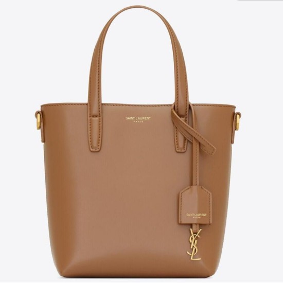 Repliche Borsa shopping Saint Laurent Mini Toy vitello marrone Imitazioni Premium Perfette Qualità Repliche Borsa shopping Saint Laurent Mini Toy vitello marrone Imitazione
