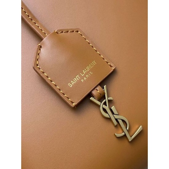 Repliche Borsa shopping Saint Laurent Mini Toy vitello marrone Imitazioni Premium Perfette Qualità Repliche Borsa shopping Saint Laurent Mini Toy vitello marrone Imitazione