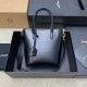 Replica perfetta Borsa shopping Saint Laurent Mini Toy vitello nera Imitazione Outlet Online