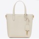 Migliore Repliche Borsa Saint Laurent Mini Toy Shopping vitello bianca Economiche Outlet Online