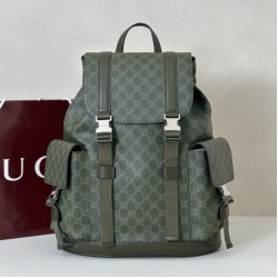 Replica Borsa a tracolla piccola Gucci GG Monogram 795479 Zaino in tessuto GG verde Imitazione