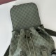 Replica Borsa a tracolla piccola Gucci GG Monogram 795479 Zaino in tessuto GG verde Imitazione