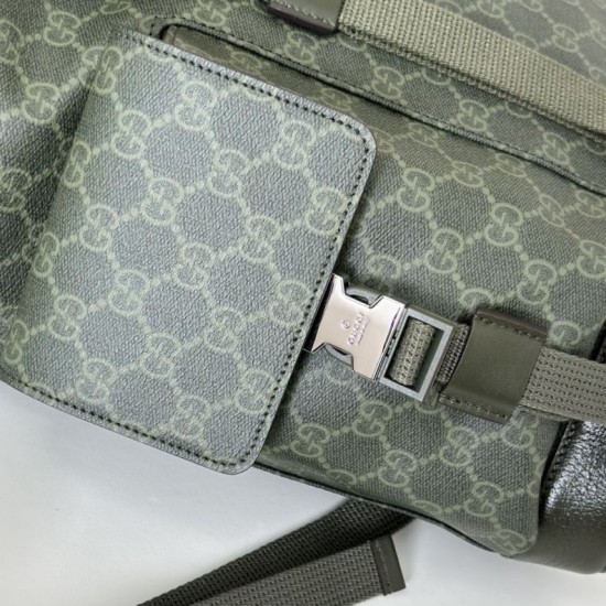 Replica Borsa a tracolla piccola Gucci GG Monogram 795479 Zaino in tessuto GG verde Imitazione