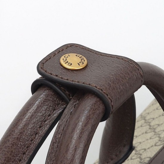 Replica Gucci 772314 Borsa a mano mini Ophidia in GG Supreme Nero Imitazione