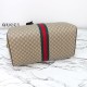 Replica Gucci 772314 Borsa a mano mini Ophidia in GG Supreme Nero Imitazione