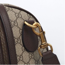 Replica Gucci 772314 Borsa a mano mini Ophidia in GG Supreme Nero Imitazione